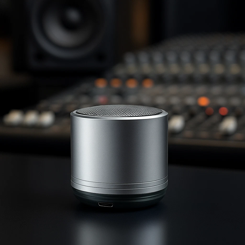 MINI METAL SOUND PORTABLE SPEAKER - Picture 2 of 4