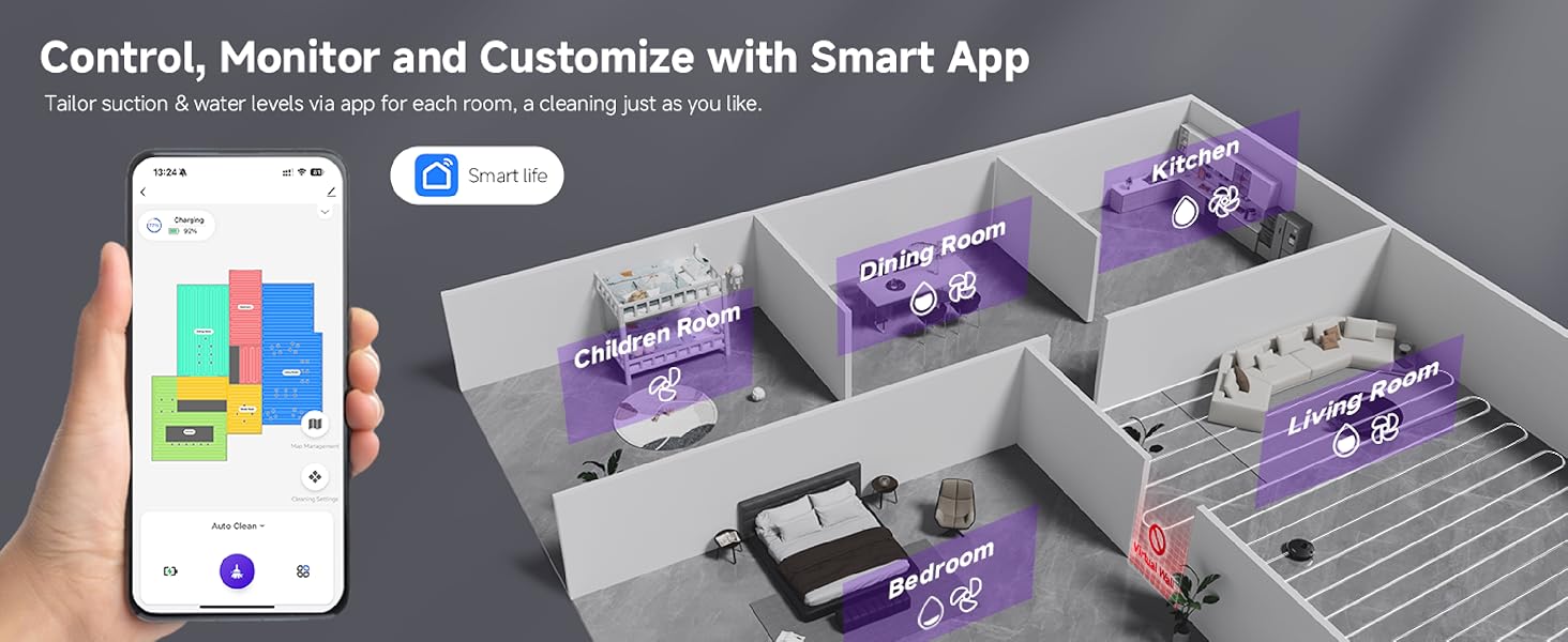 robot vacuum and mop
